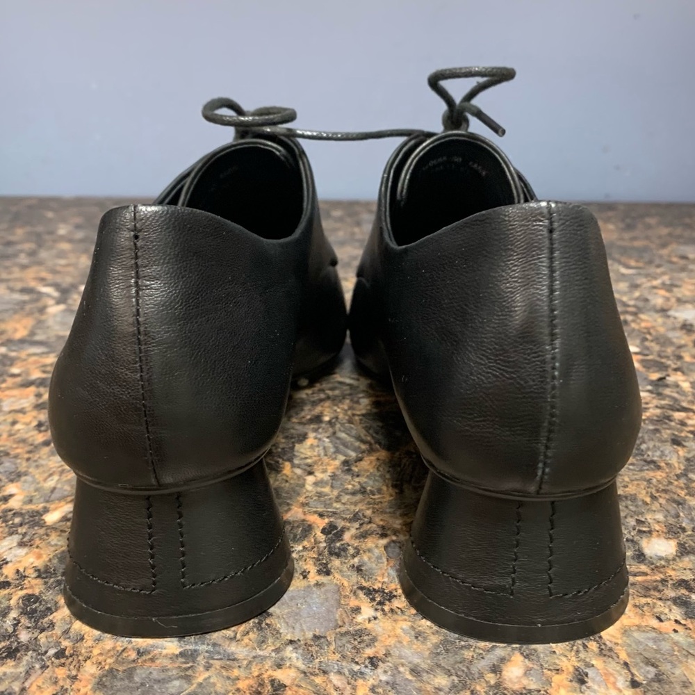 COPY - Tigrisso Black Lace up Lambskin Pointy Toe Heel size 235/EU37/US6 NWOB - Picture 3 of 7